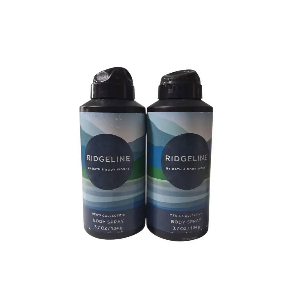 Ridgeline Men's Bath & Body Works Discontinued Rare 2pcs Bundle of Body‎ Spray